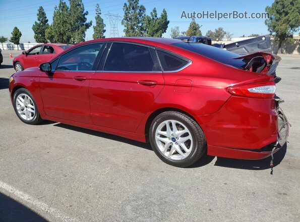 3FA6P0H79GR305567 2016 FORD FUSION Red Задня ліва чверть
