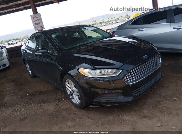 3FA6P0H79GR317203 2016 FORD FUSION Black Вид спереду