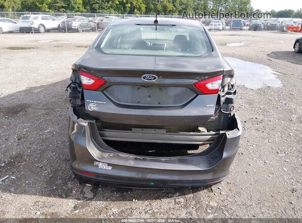 3FA6P0H79GR332400 2016 FORD FUSION Gray Widok z przodu