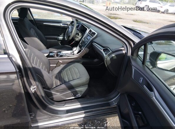 3FA6P0H79GR332400 2016 FORD FUSION Gray Widok wnętrza z przodu