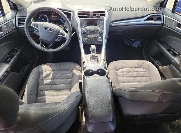 3FA6P0H79GR397716 2016 FORD FUSION Blue Vista del salpicadero