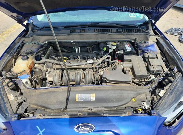 3FA6P0H79GR397716 2016 FORD FUSION Blue Vista interior trasera