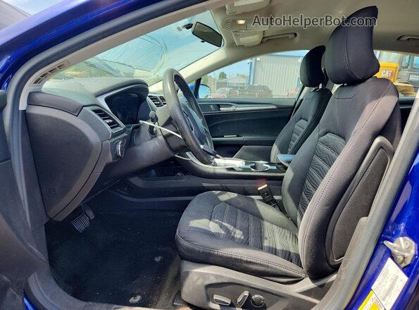 3FA6P0H79GR397716 2016 FORD FUSION Blue Vista interior delantera