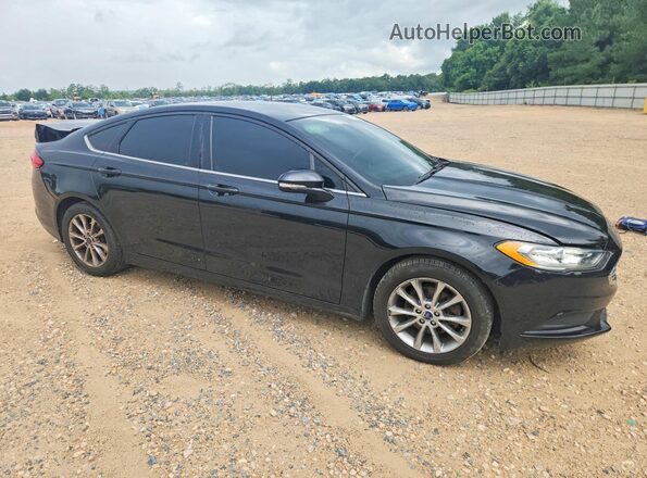 3FA6P0H79HR144882 2017 FORD FUSION Black Delantero derecho