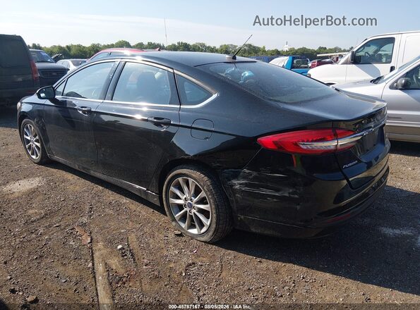 3FA6P0H79HR155381 2017 FORD FUSION Черный Задняя левая четверть