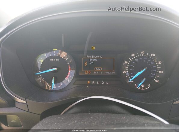 3FA6P0H79HR155381 2017 FORD FUSION Черный Вид задних сидений