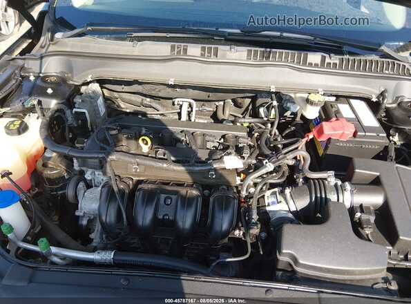 3FA6P0H79HR155381 2017 FORD FUSION Черный Вид сзади