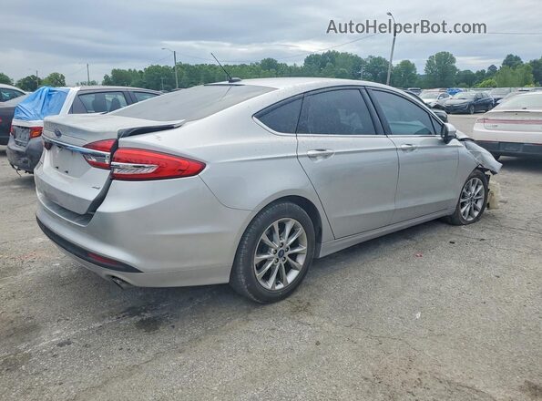 3FA6P0H79HR220083 2017 FORD FUSION Silver Задня права чверть