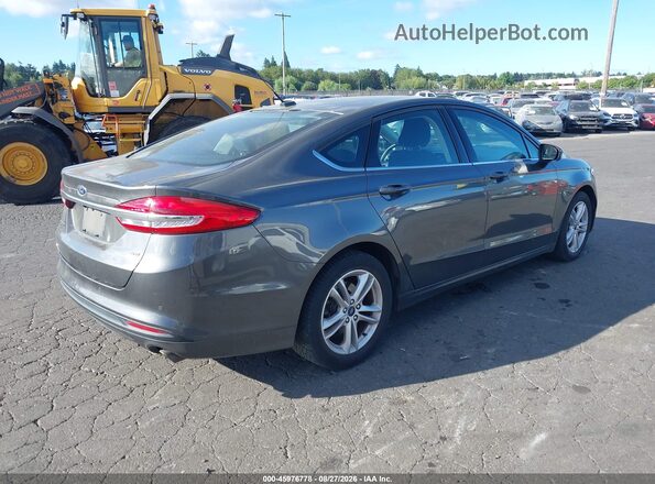 3FA6P0H79JR227265 2018 FORD FUSION Gray Tył prawy