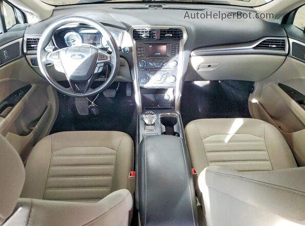 3FA6P0H7XJR221104 2018 FORD FUSION White წინა პანელის ხედი