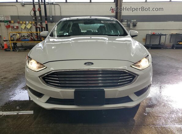 3FA6P0H7XJR221104 2018 FORD FUSION White VIN კოდის სტიკერის ხედი