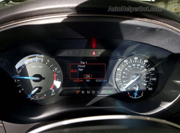 3FA6P0H7XJR221104 2018 FORD FUSION White ხელსაწყოთა პანელის ხედი