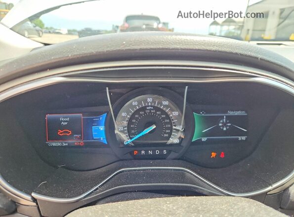 3FA6P0H91GR243423 2016 FORD FUSION Silver ხელსაწყოთა პანელის ხედი