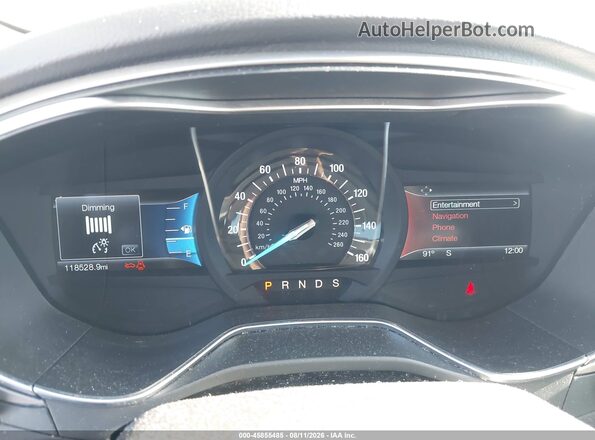 3FA6P0H91GR243793 2016 FORD FUSION Gray უკანა სავარძლების ხედი