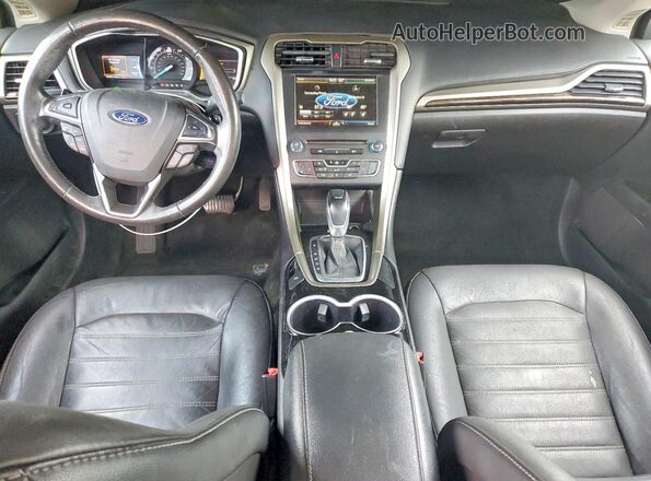 3FA6P0H91GR376053 2016 FORD FUSION Black Dashboard view