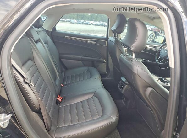 3FA6P0H91GR376053 2016 FORD FUSION Black Rear seats view