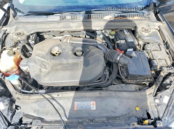 3FA6P0H91GR376053 2016 FORD FUSION Black Rear interior view