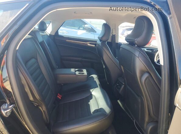3FA6P0H92GR186956 2016 FORD FUSION Black Vista de los asientos traseros