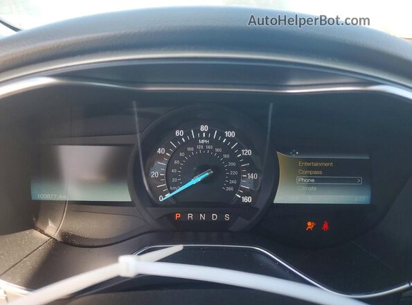 3FA6P0H92GR186956 2016 FORD FUSION Black Vista del cuadro de instrumentos