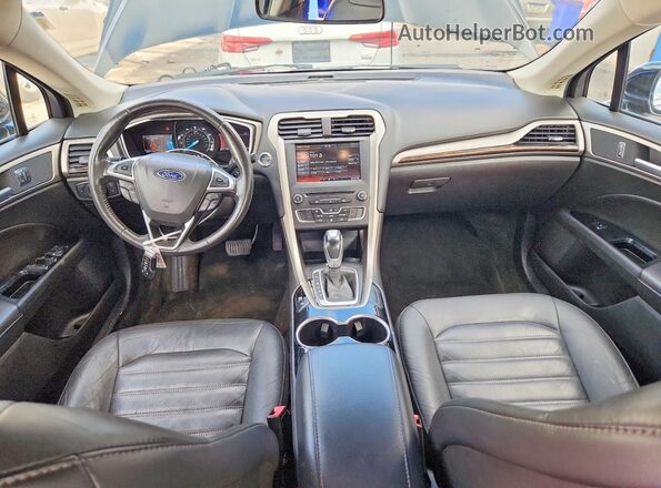 3FA6P0H92GR336726 2016 FORD FUSION Black Вид панелі приладів
