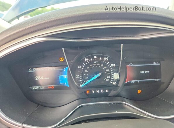 3FA6P0H92GR336726 2016 FORD FUSION Black Вид щитка приладів