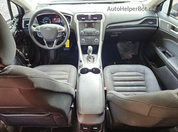 3FA6P0H93GR308207 2016 FORD FUSION Charcoal წინა პანელის ხედი
