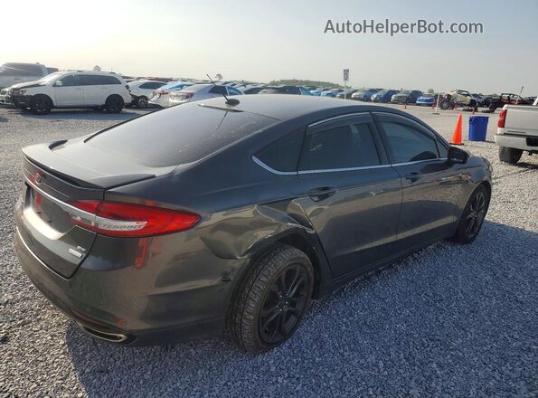 3FA6P0H93JR148692 2018 FORD FUSION Gray Trasero derecho