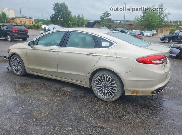 3FA6P0H95JR160164 2018 FORD FUSION Gold Rear left