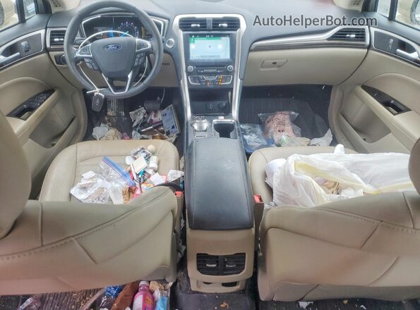 3FA6P0H95JR160164 2018 FORD FUSION Gold Dashboard view