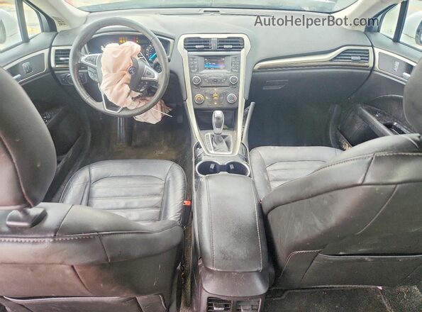 3FA6P0H96GR198155 2016 FORD FUSION Белый Вид панели приборов