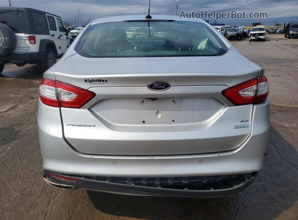 3FA6P0H96GR211695 2016 FORD FUSION Silver Вид ззаду