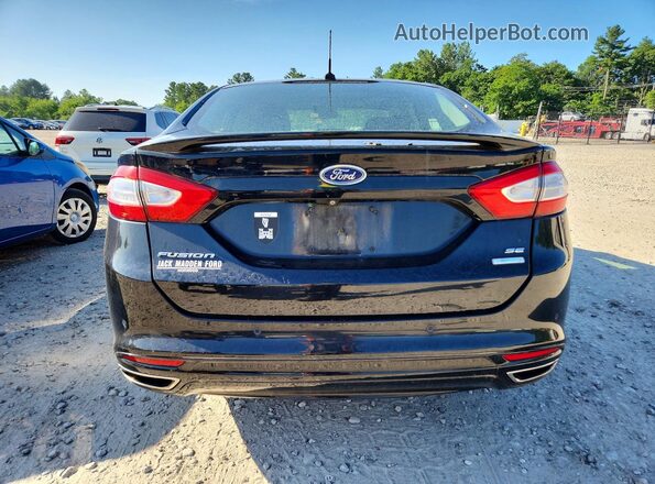 3FA6P0H96GR286302 2016 FORD FUSION Black Հետևի տեսք