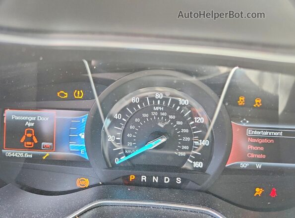 3FA6P0H98GR342806 2016 FORD FUSION Silver ხელსაწყოთა პანელის ხედი