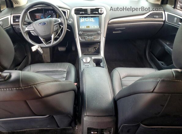 3FA6P0H99JR258498 2018 FORD FUSION Серый Вид панели приборов