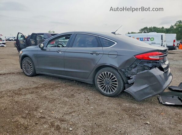 3FA6P0H99JR258498 2018 FORD FUSION Серый Задняя левая четверть