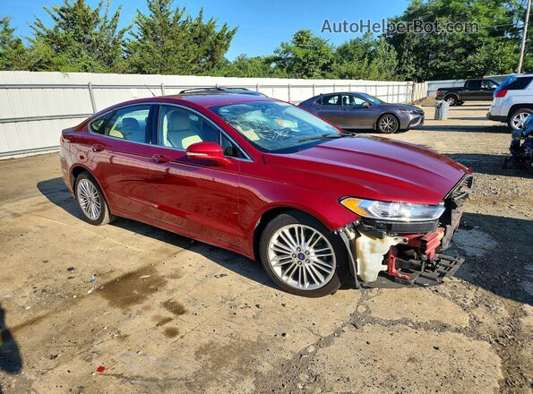 3FA6P0H9XGR178586 2016 FORD FUSION Red Przód prawy