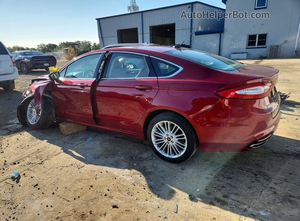 3FA6P0H9XGR178586 2016 FORD FUSION Red Tył lewy