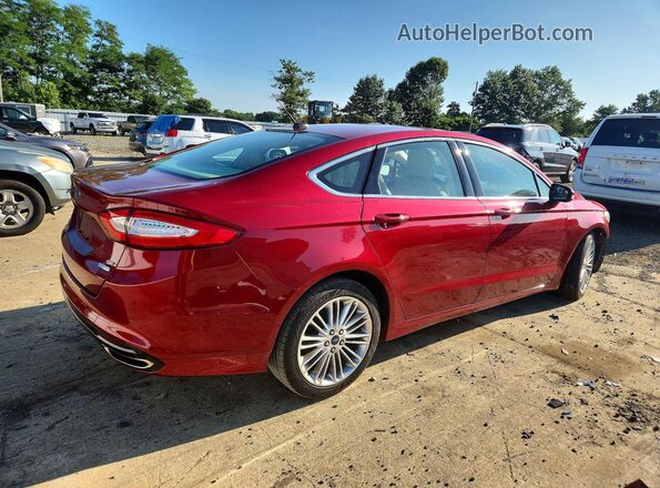 3FA6P0H9XGR178586 2016 FORD FUSION Red Tył prawy