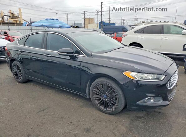 3FA6P0H9XGR247258 2016 FORD FUSION Черный Передняя правая четверть