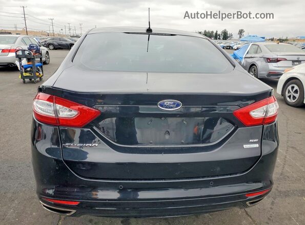 3FA6P0H9XGR247258 2016 FORD FUSION Черный Вид сзади