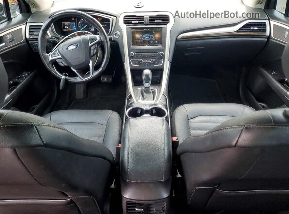 3FA6P0H9XGR247258 2016 FORD FUSION Черный Вид панели приборов