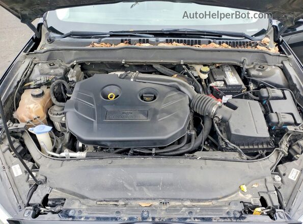 3FA6P0H9XGR247258 2016 FORD FUSION Черный Вид задней части салона