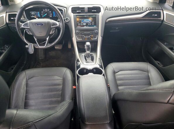 3FA6P0HD0GR104579 2016 FORD FUSION Черный Вид панели приборов