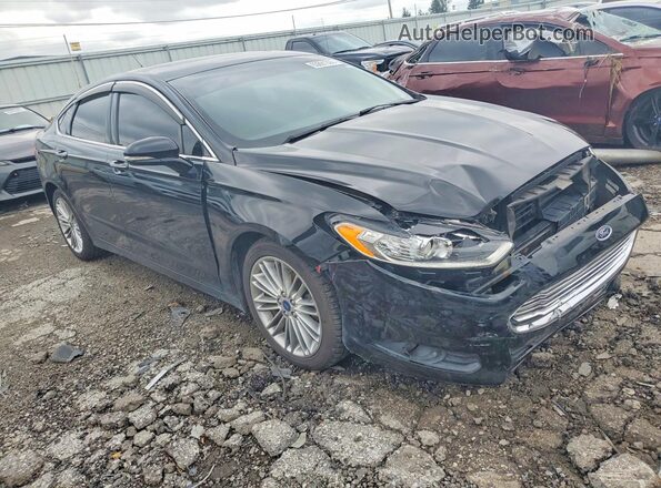 3FA6P0HD0GR104579 2016 FORD FUSION Черный Передняя правая четверть