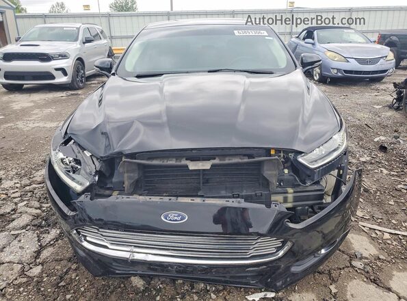 3FA6P0HD0GR104579 2016 FORD FUSION Черный Вид спереди