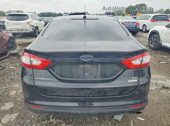 3FA6P0HD0GR104579 2016 FORD FUSION Черный Вид сзади