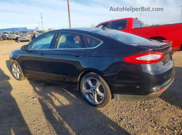 3FA6P0HD0GR152602 2016 FORD FUSION Black Tył lewy