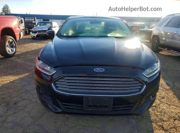 3FA6P0HD0GR152602 2016 FORD FUSION Black Widok z przodu