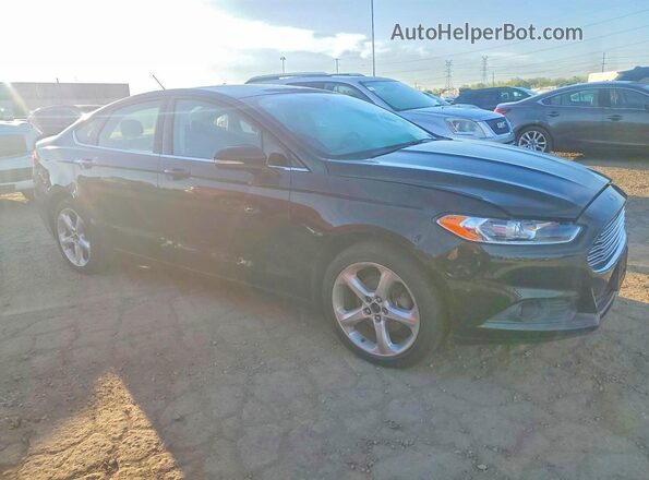 3FA6P0HD0GR152602 2016 FORD FUSION Black Przód prawy