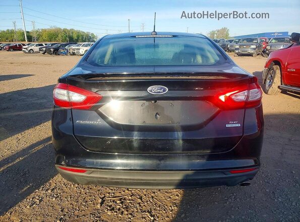 3FA6P0HD0GR152602 2016 FORD FUSION Black Widok z tyłu